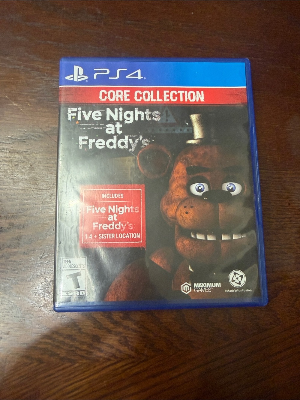Five Nights at Freddy's (PS4) Core Collection - Brown Freddy Cover